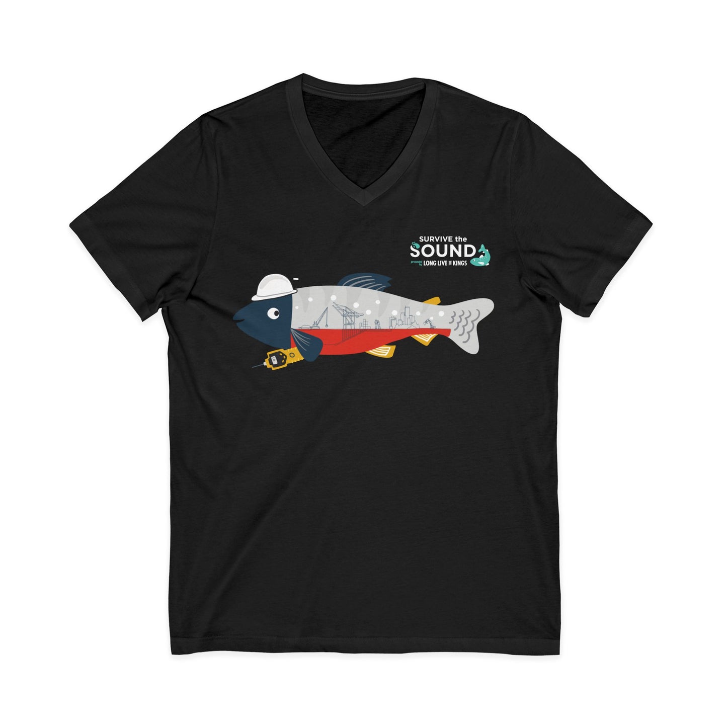Finn Geneer Unisex V-Neck Tee
