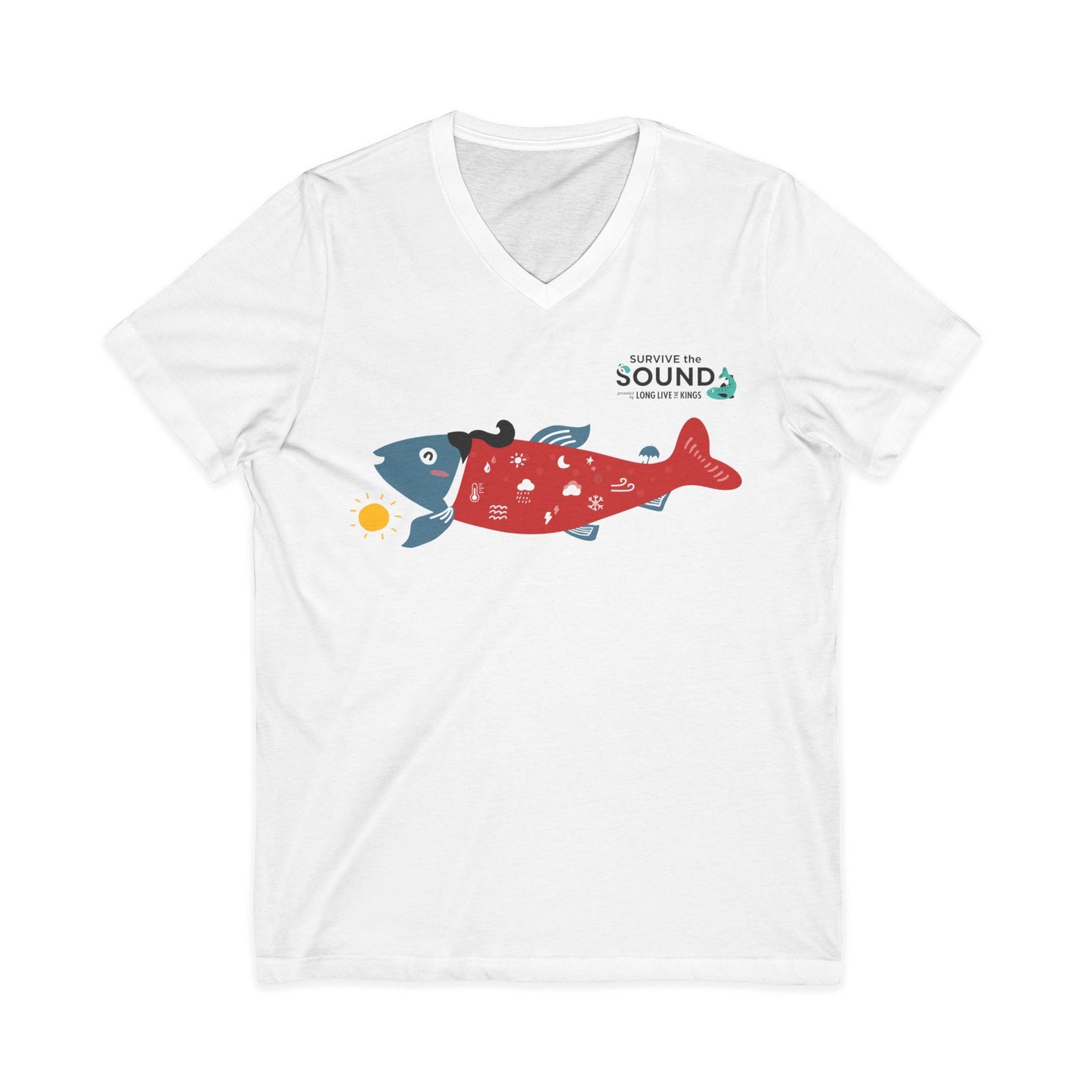 Abby aCoho Unisex V-Neck Tee