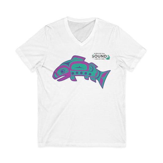 Hank Unisex V-Neck Tee