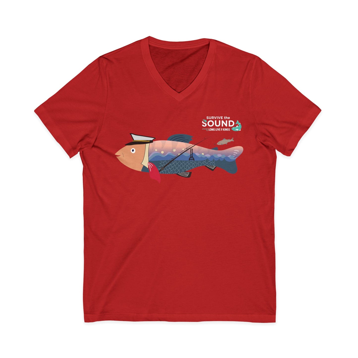 Ray Unisex V-Neck Tee