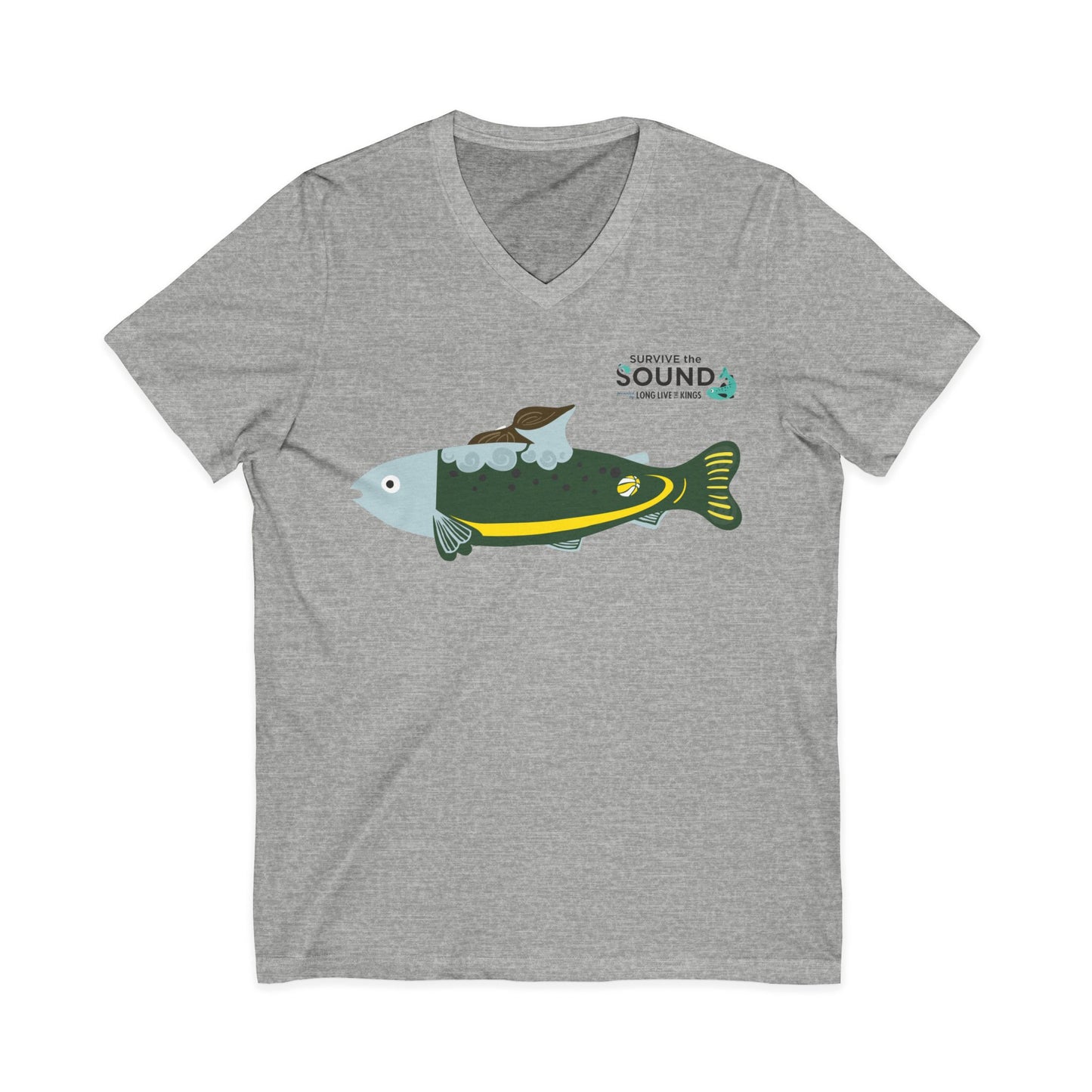 Stormy Unisex V-Neck Tee