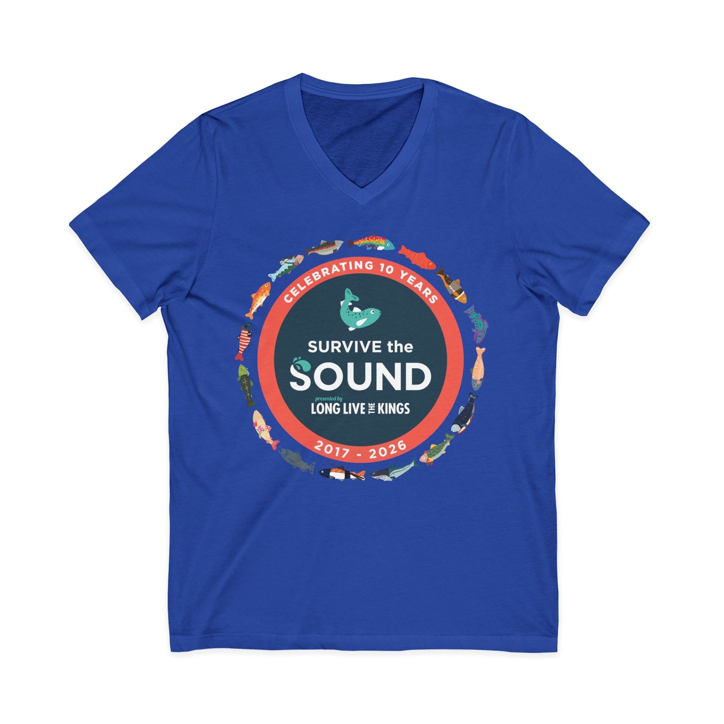 Survive the Sound 10th Anniversary Unisex V-Neck Tee