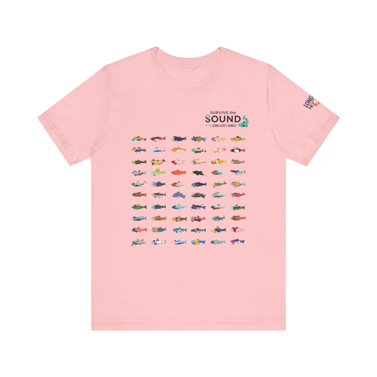 2026 Survive the Sound Fish Grid Unisex Tee
