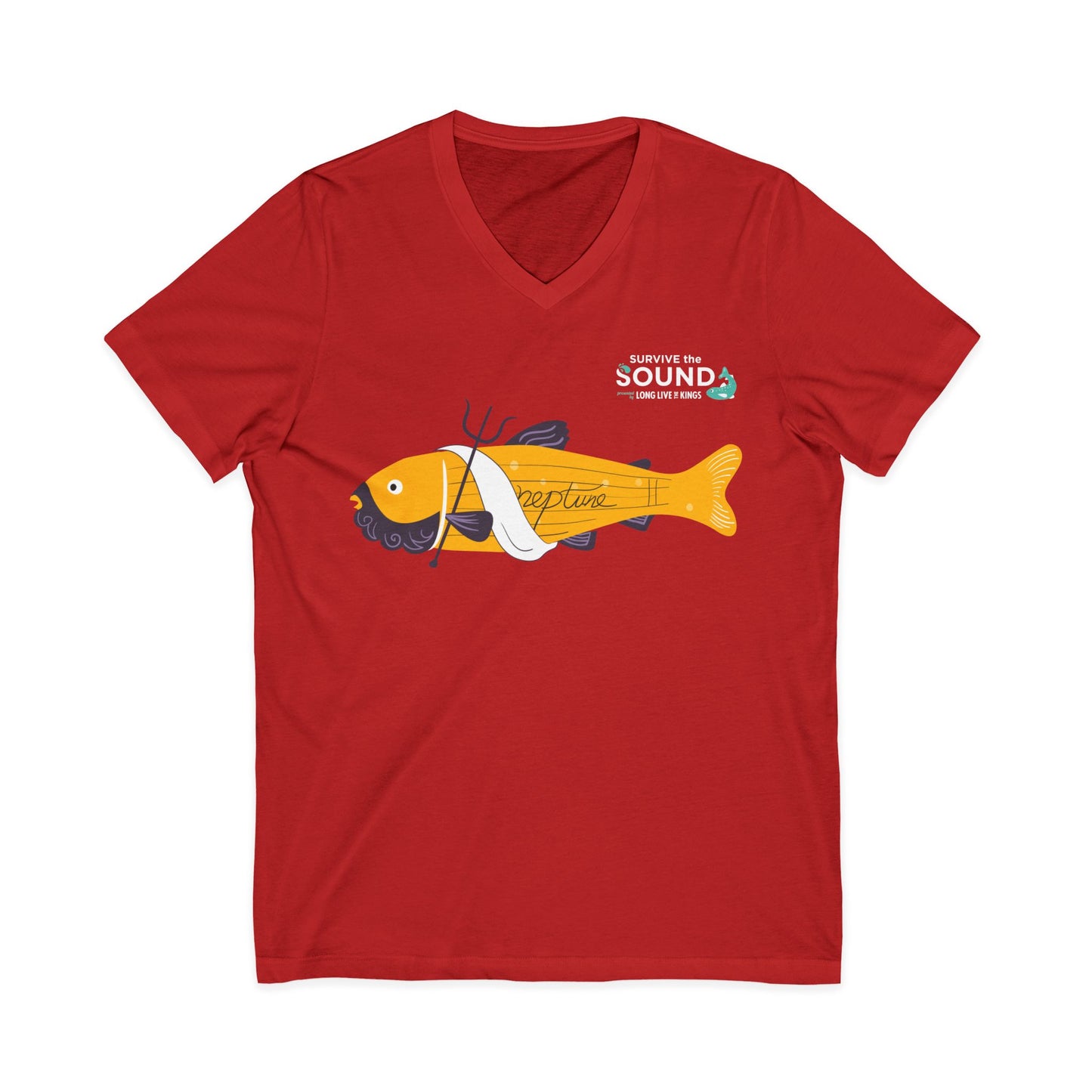 Neptune Unisex V-Neck Tee