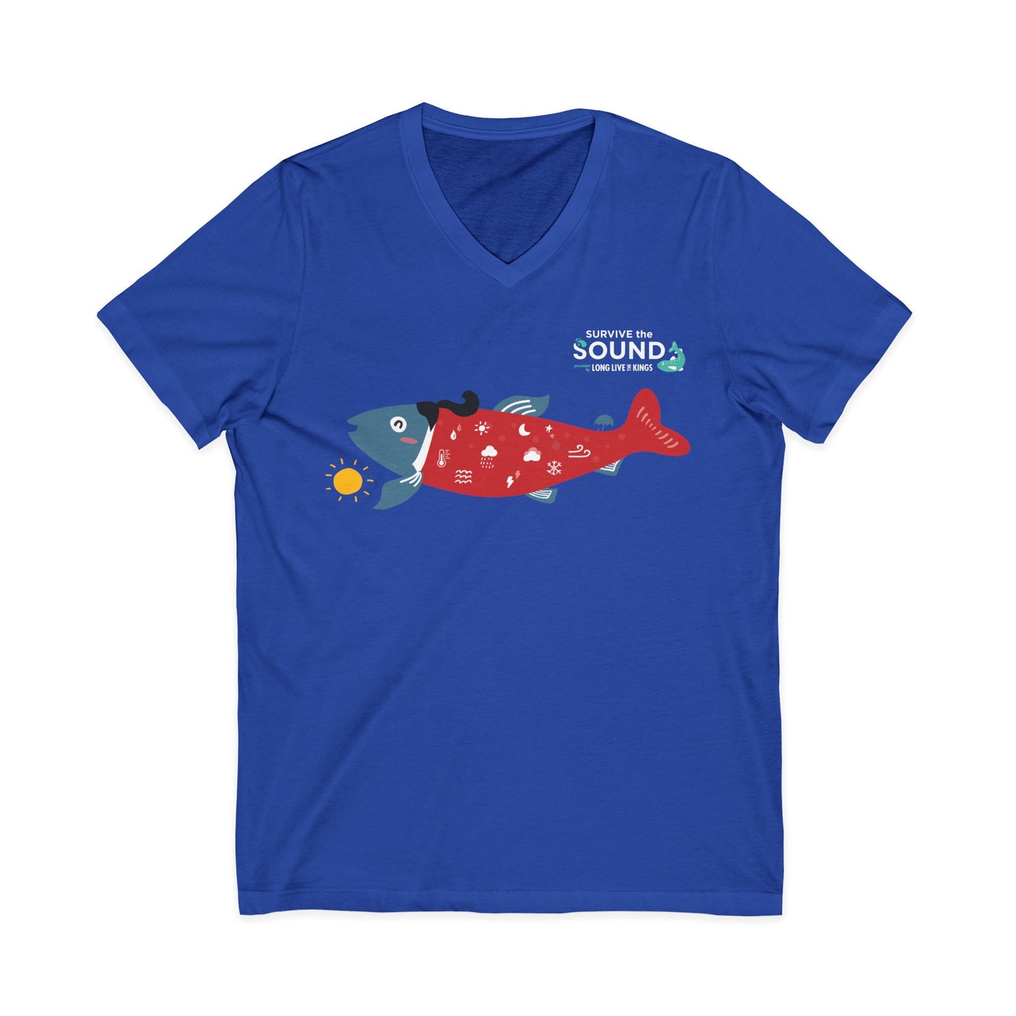 Abby aCoho Unisex V-Neck Tee