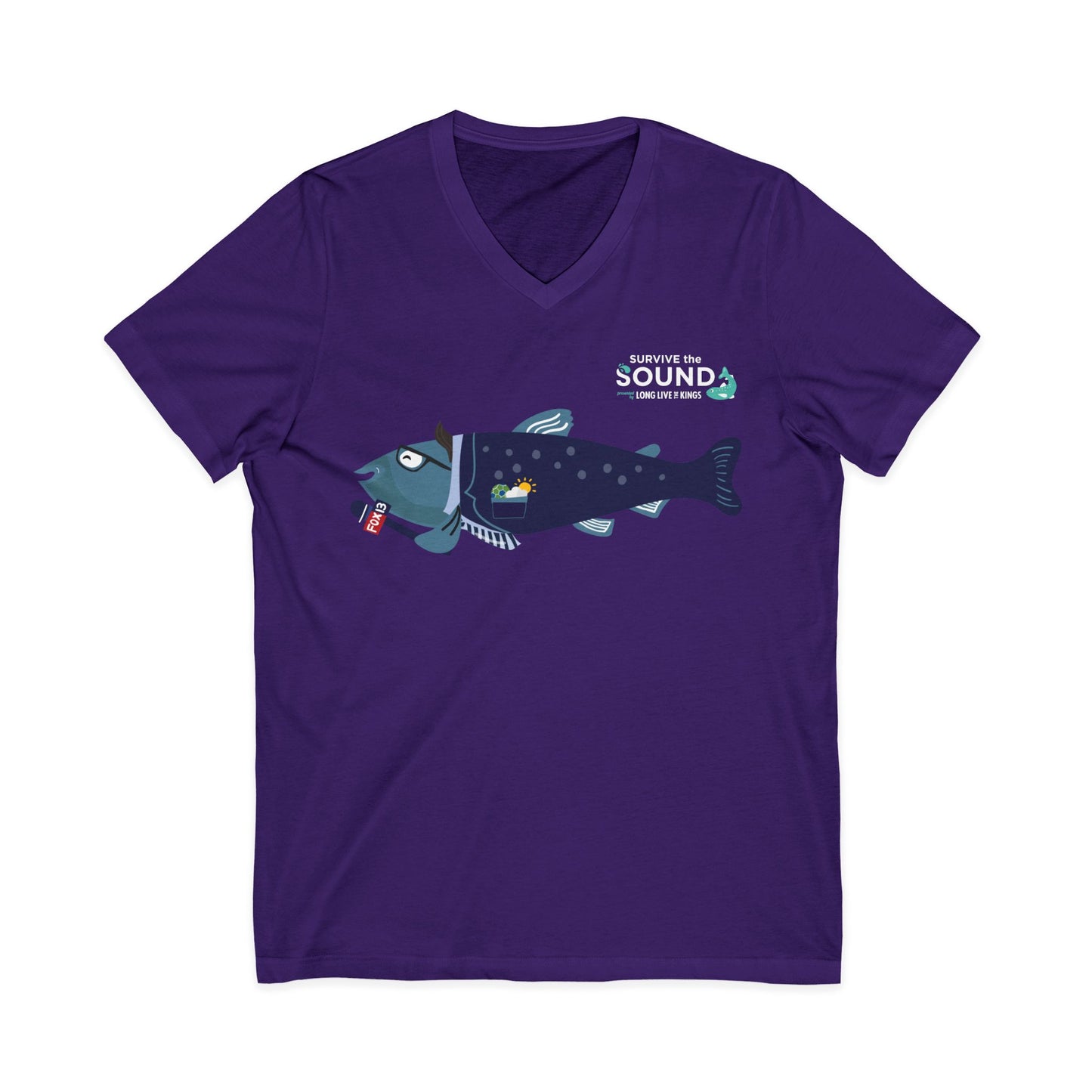 Brian Mackerel Unisex V-Neck Tee