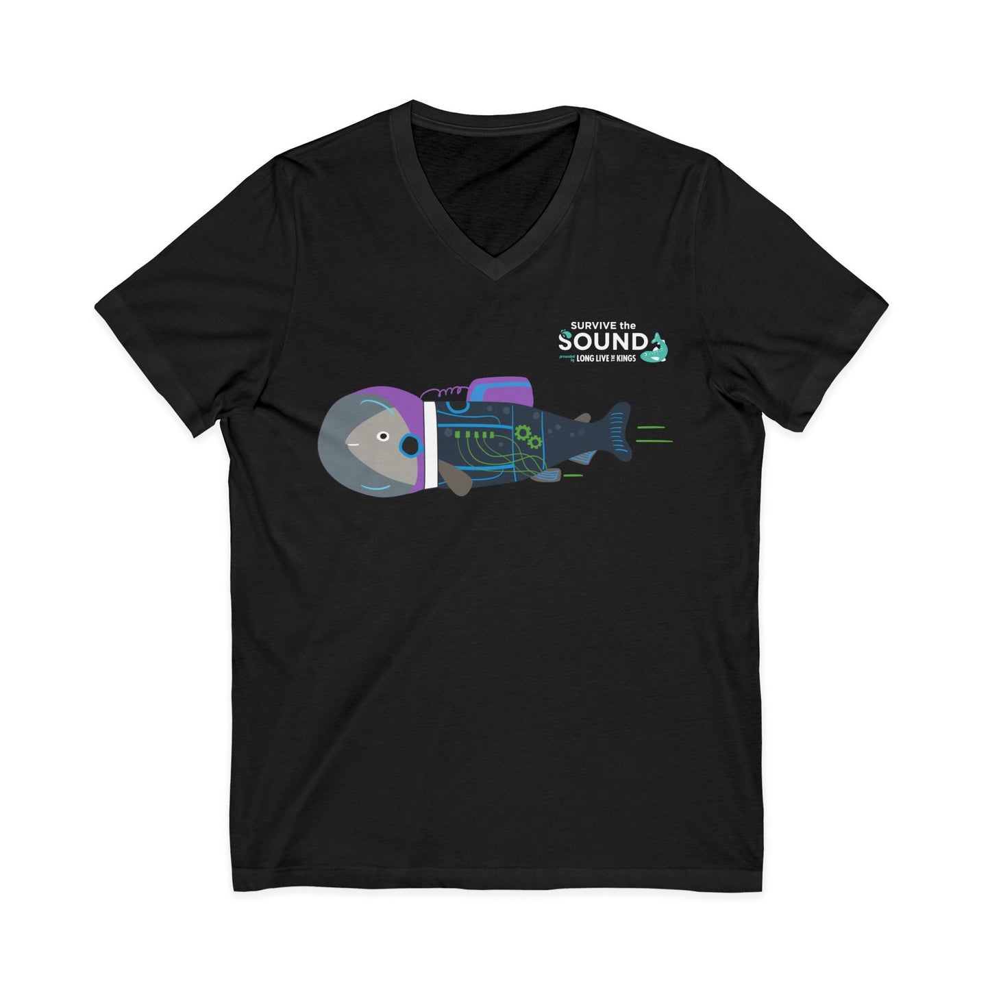 Curiosity Unisex V-Neck Tee