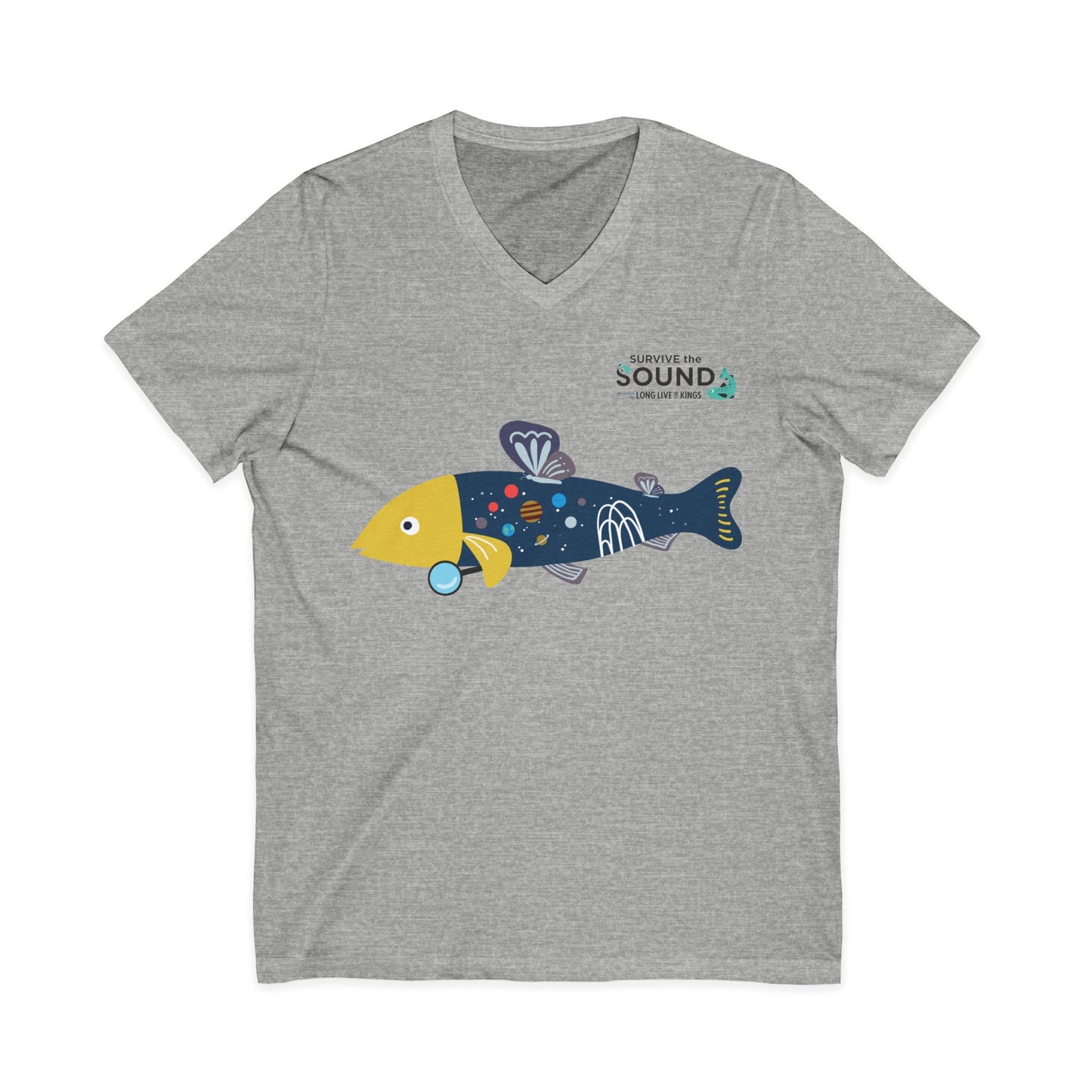 PacSockeye Unisex V-Neck Tee
