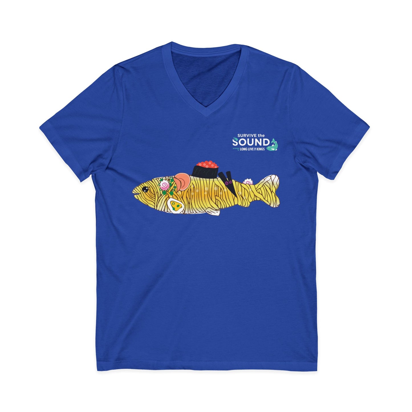 Tan Tan Unisex V-Neck Tee