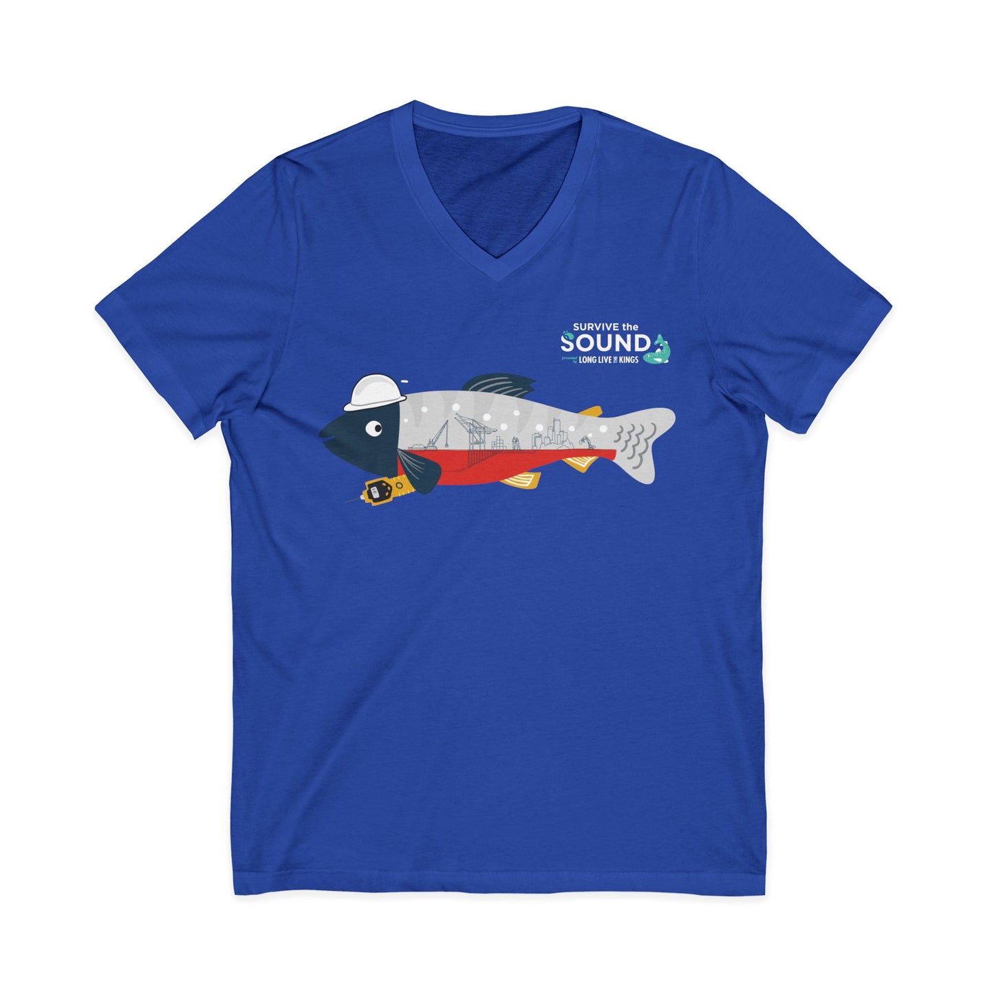 Finn Geneer Unisex V-Neck Tee