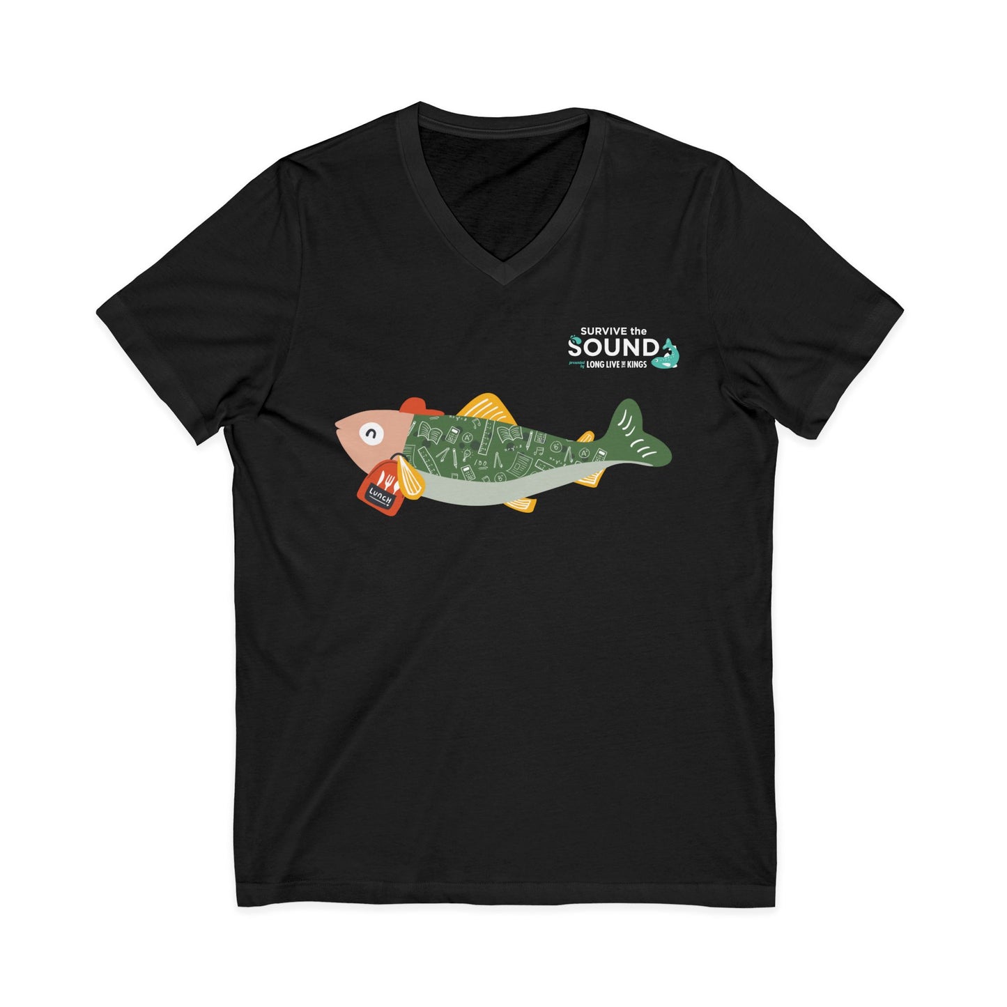 Lunchbox Unisex V-Neck Tee