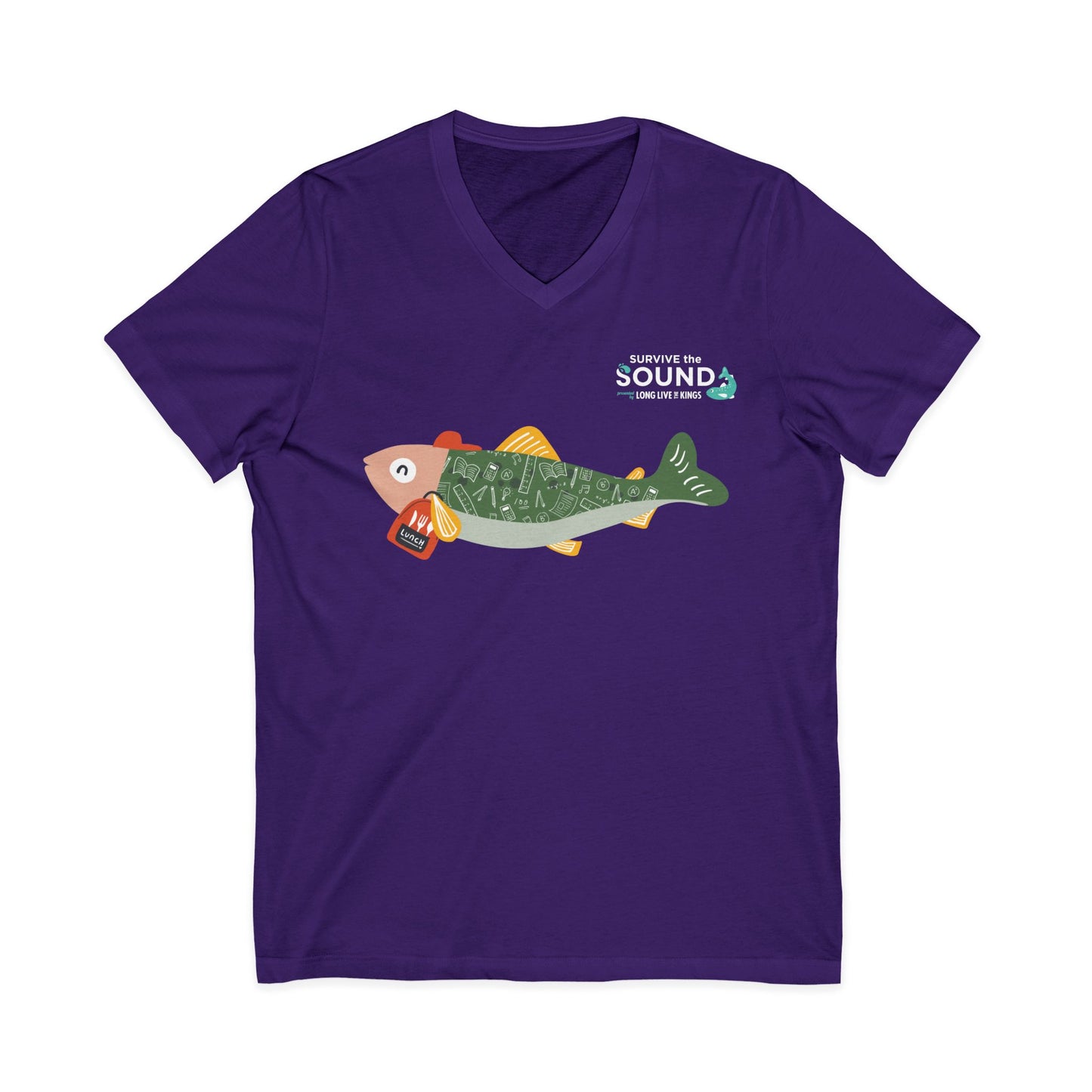 Lunchbox Unisex V-Neck Tee