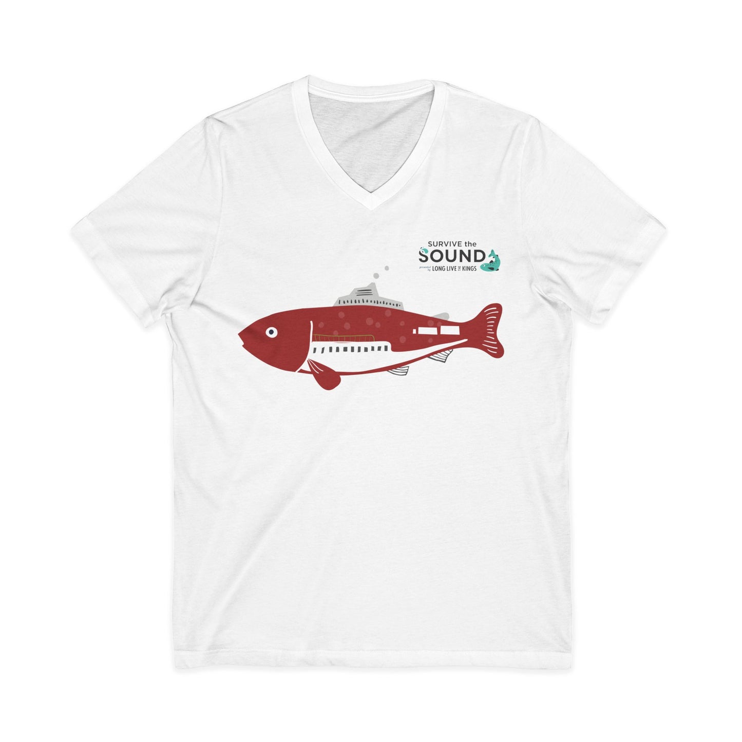 Fishy McFishface Unisex V-Neck Tee