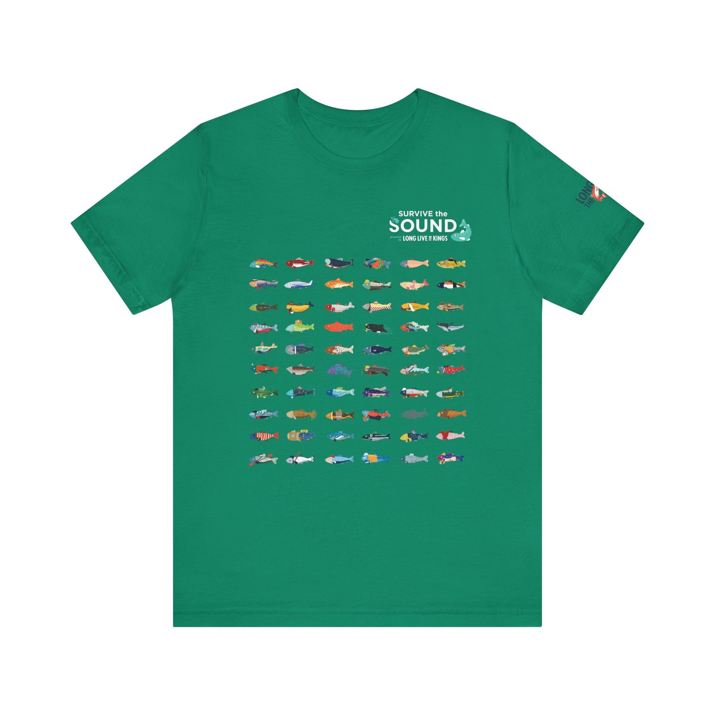 2026 Survive the Sound Fish Grid Unisex Tee