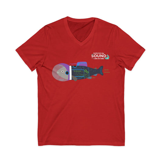 Curiosity Unisex V-Neck Tee