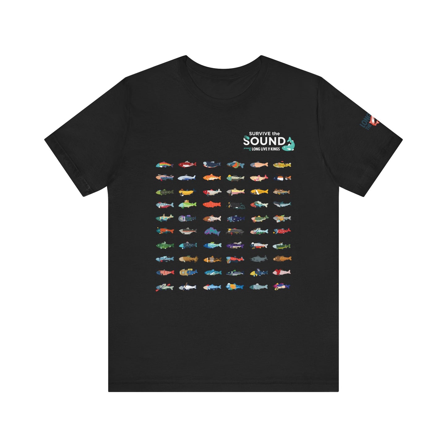 2026 Survive the Sound Fish Grid Unisex Tee