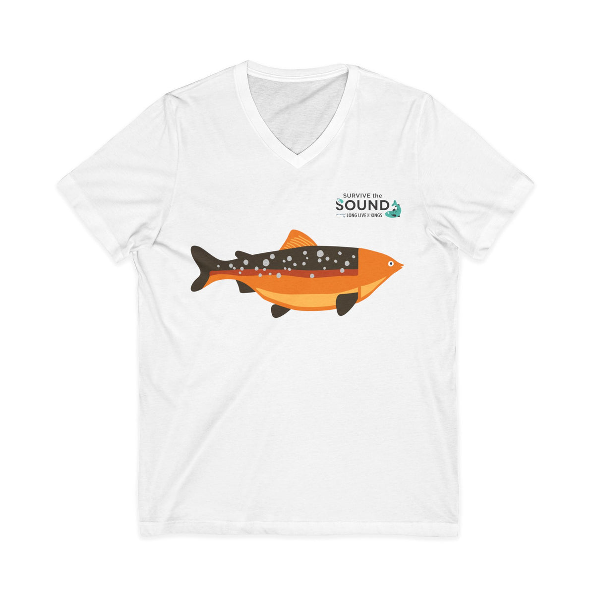Puget Pumpkin Unisex V-Neck Tee