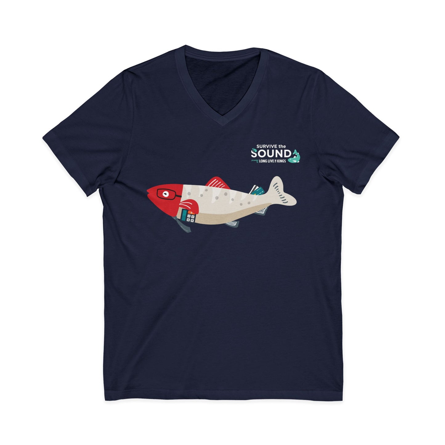 Financial Finn Unisex V-Neck Tee