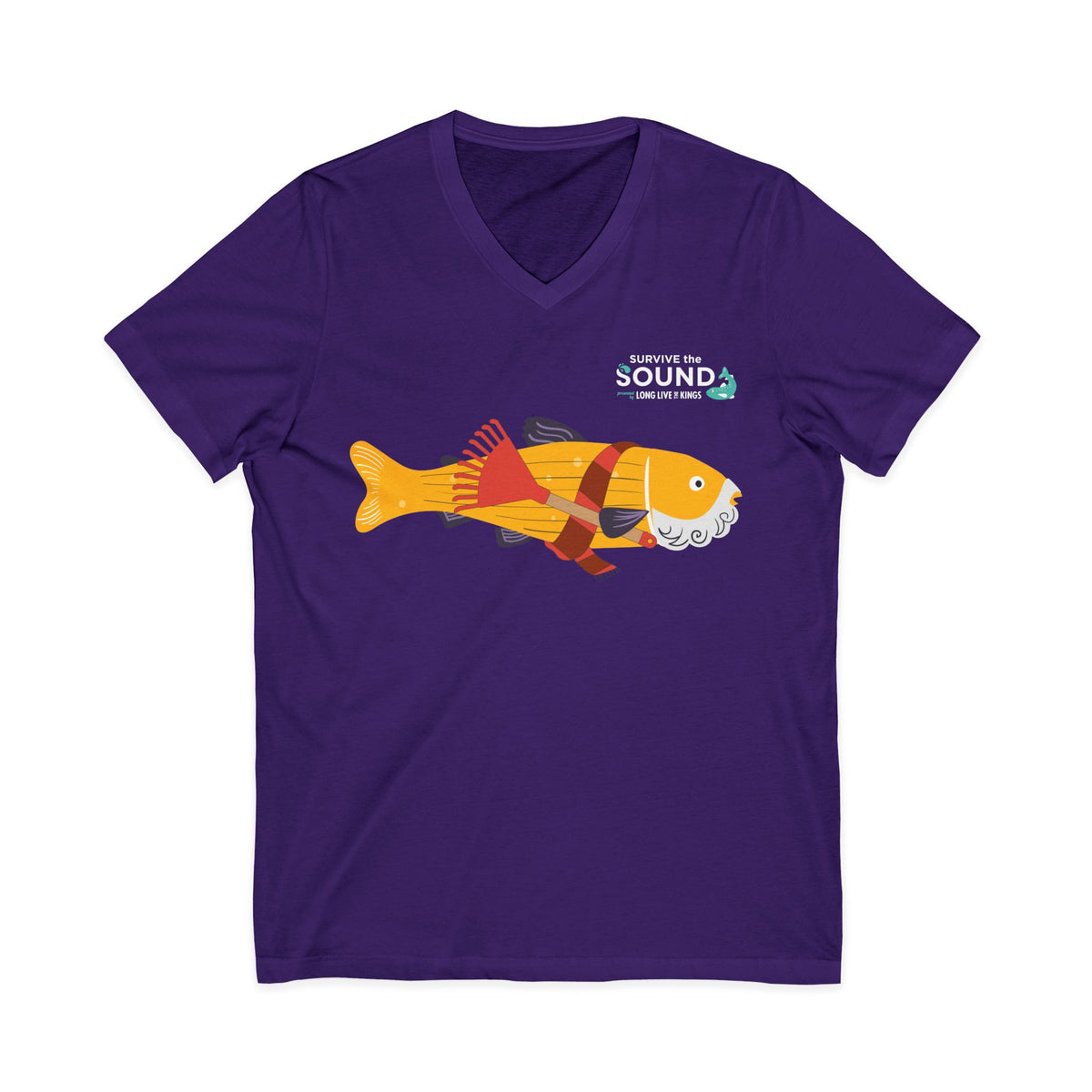Rake Troll Unisex V-Neck Tee
