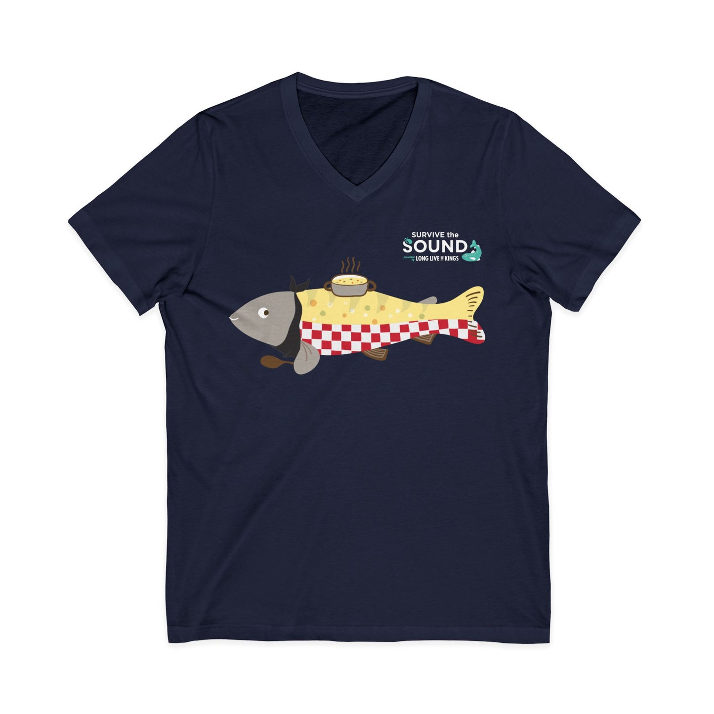 Chowder Unisex V-Neck Tee