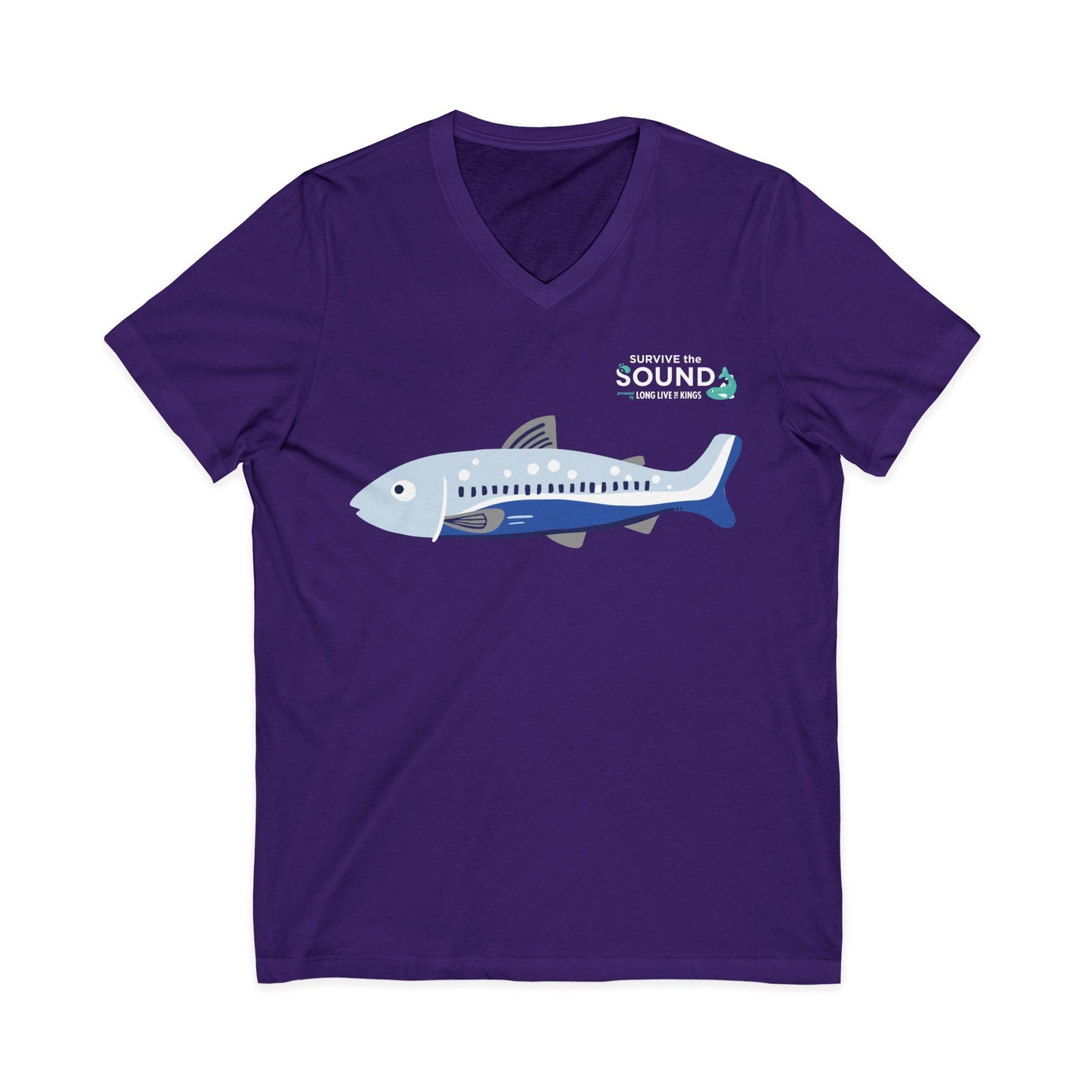 Seven Fishy Seven Unisex V-Neck Tee
