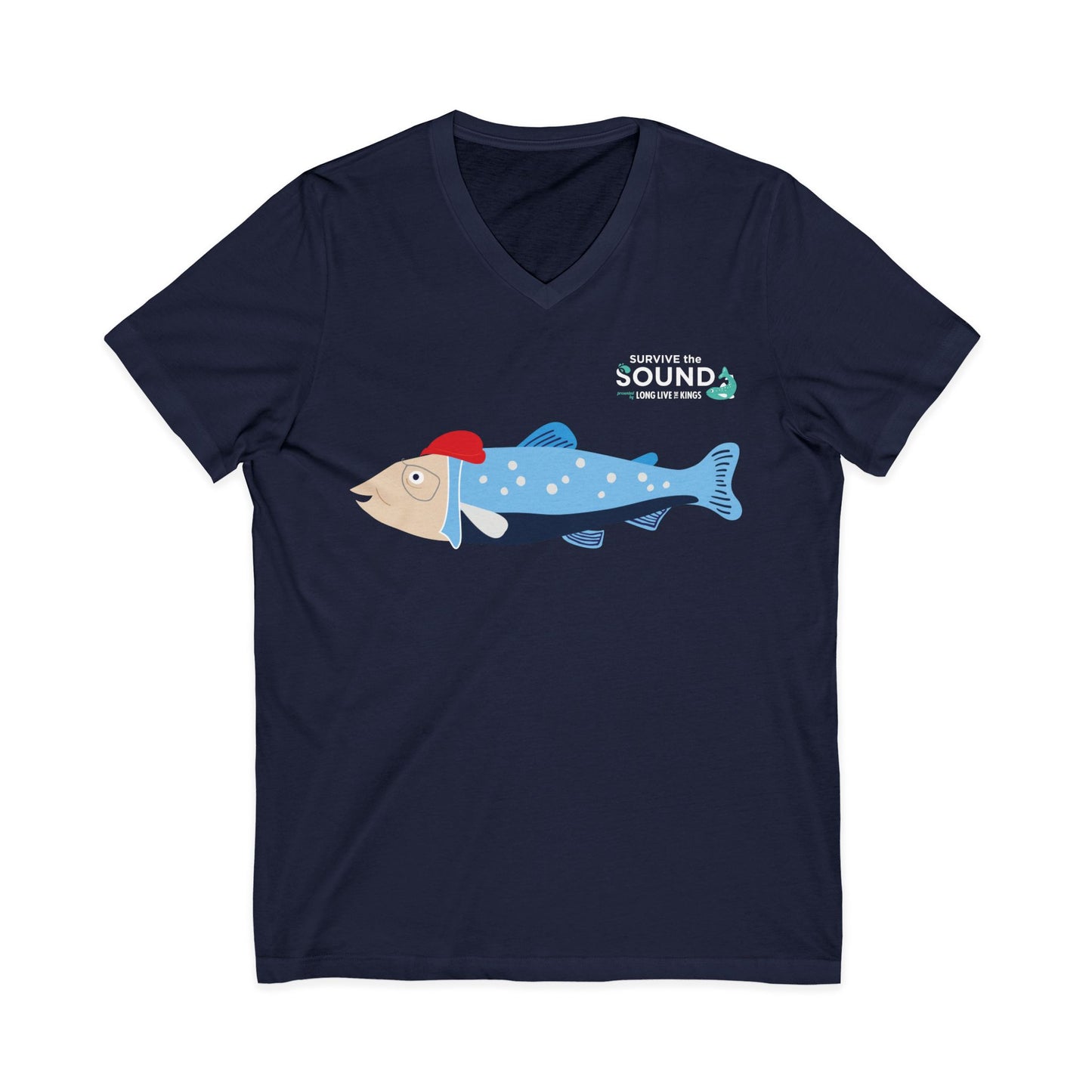 Jacques TooSlow Unisex V-Neck Tee