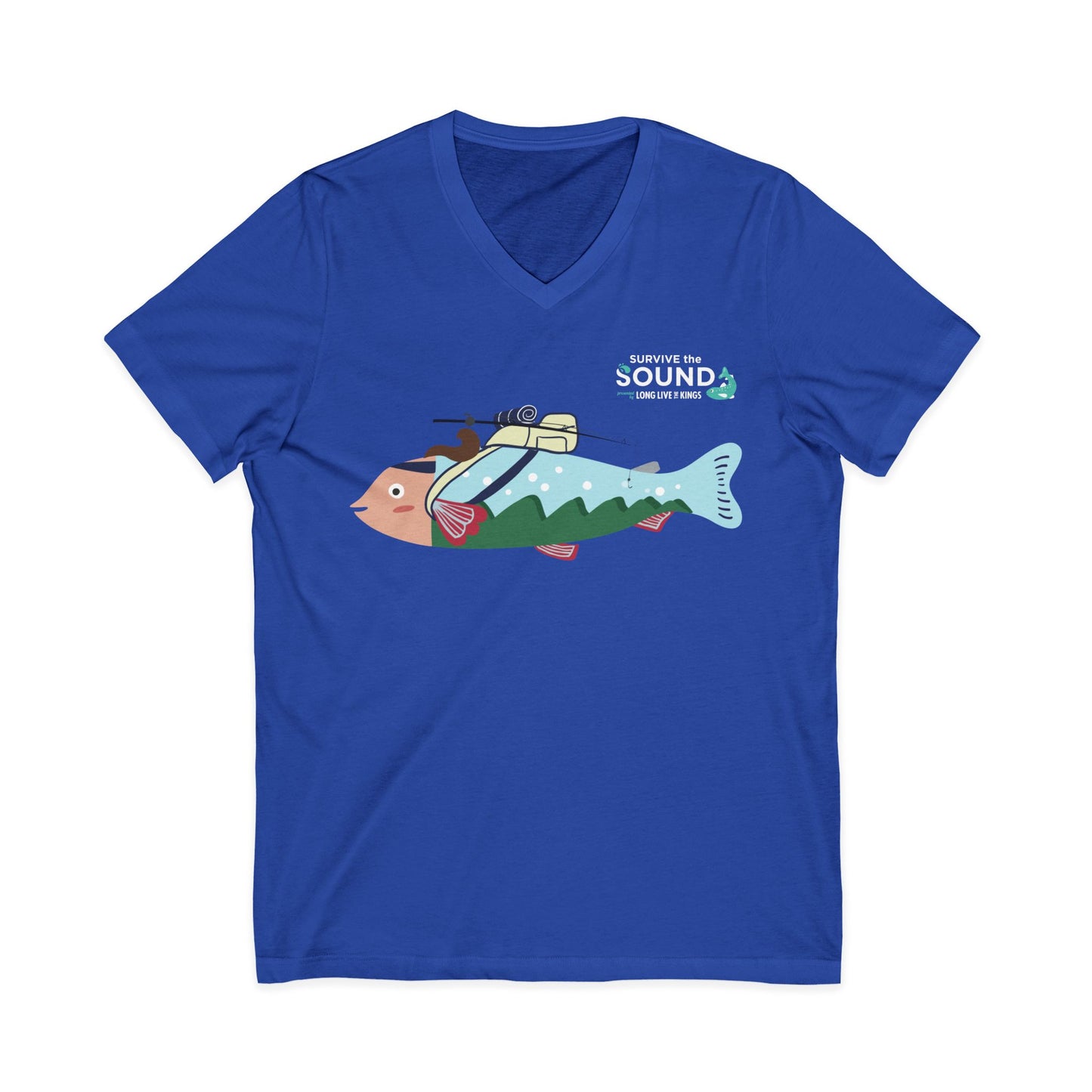April Unisex V-Neck Tee