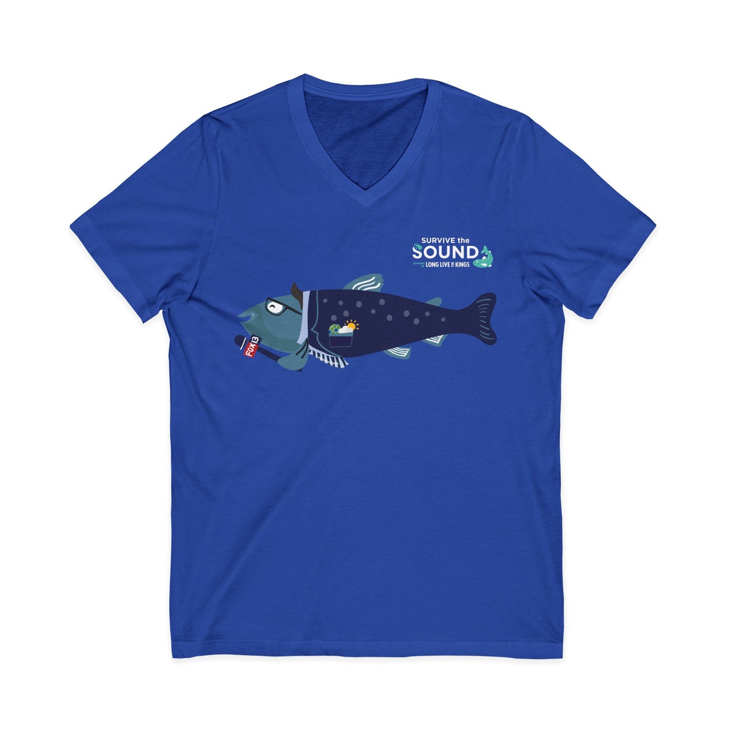 Brian Mackerel Unisex V-Neck Tee