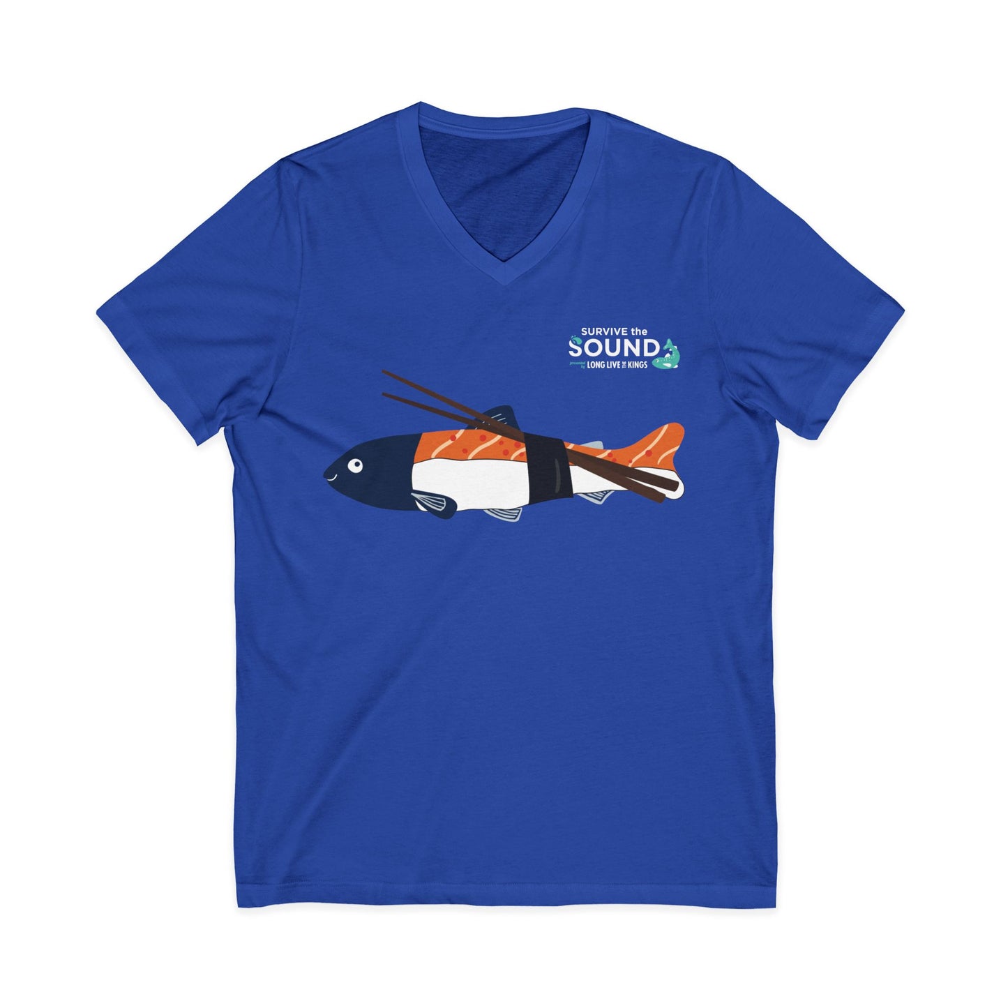 Sushi Unisex V-Neck Tee