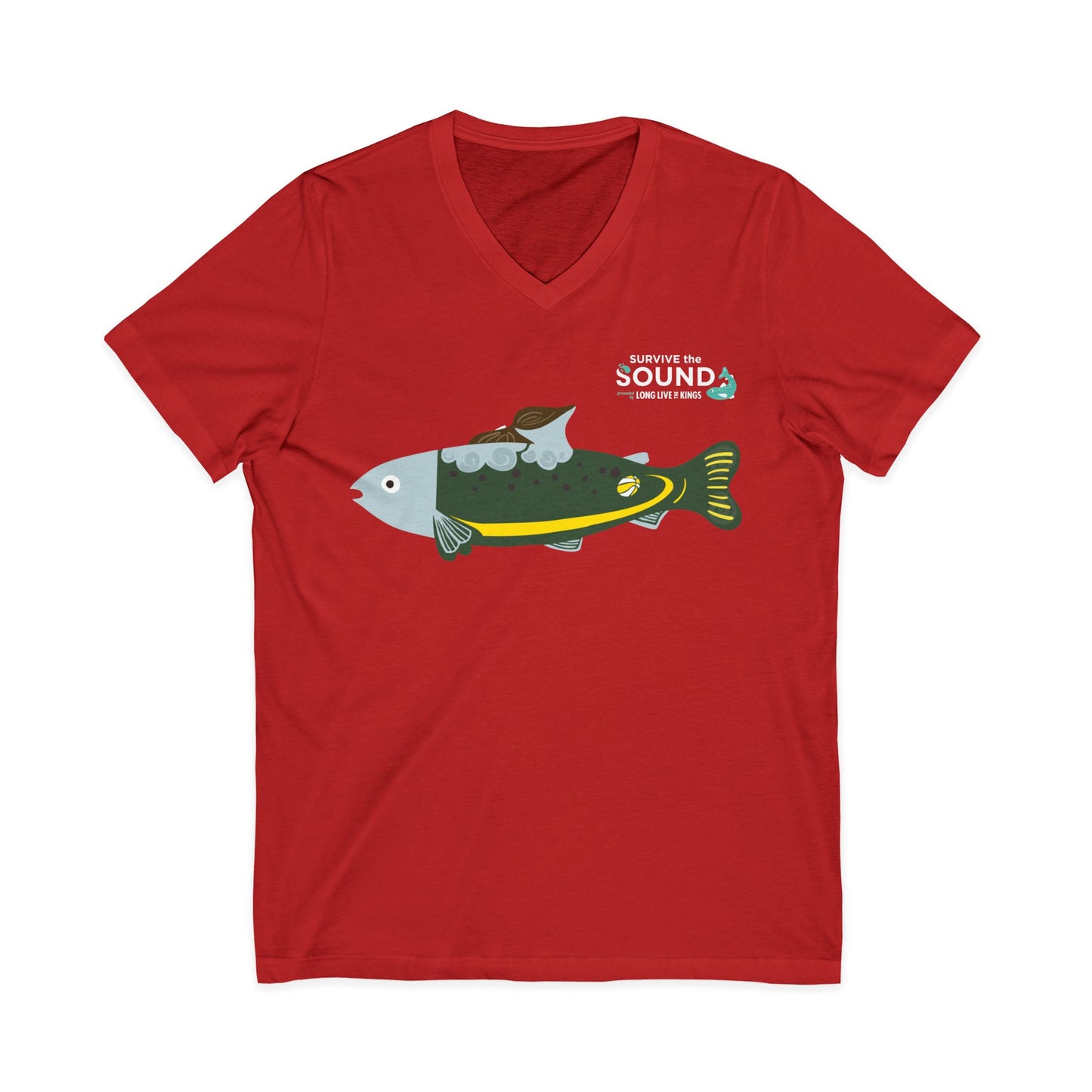 Stormy Unisex V-Neck Tee