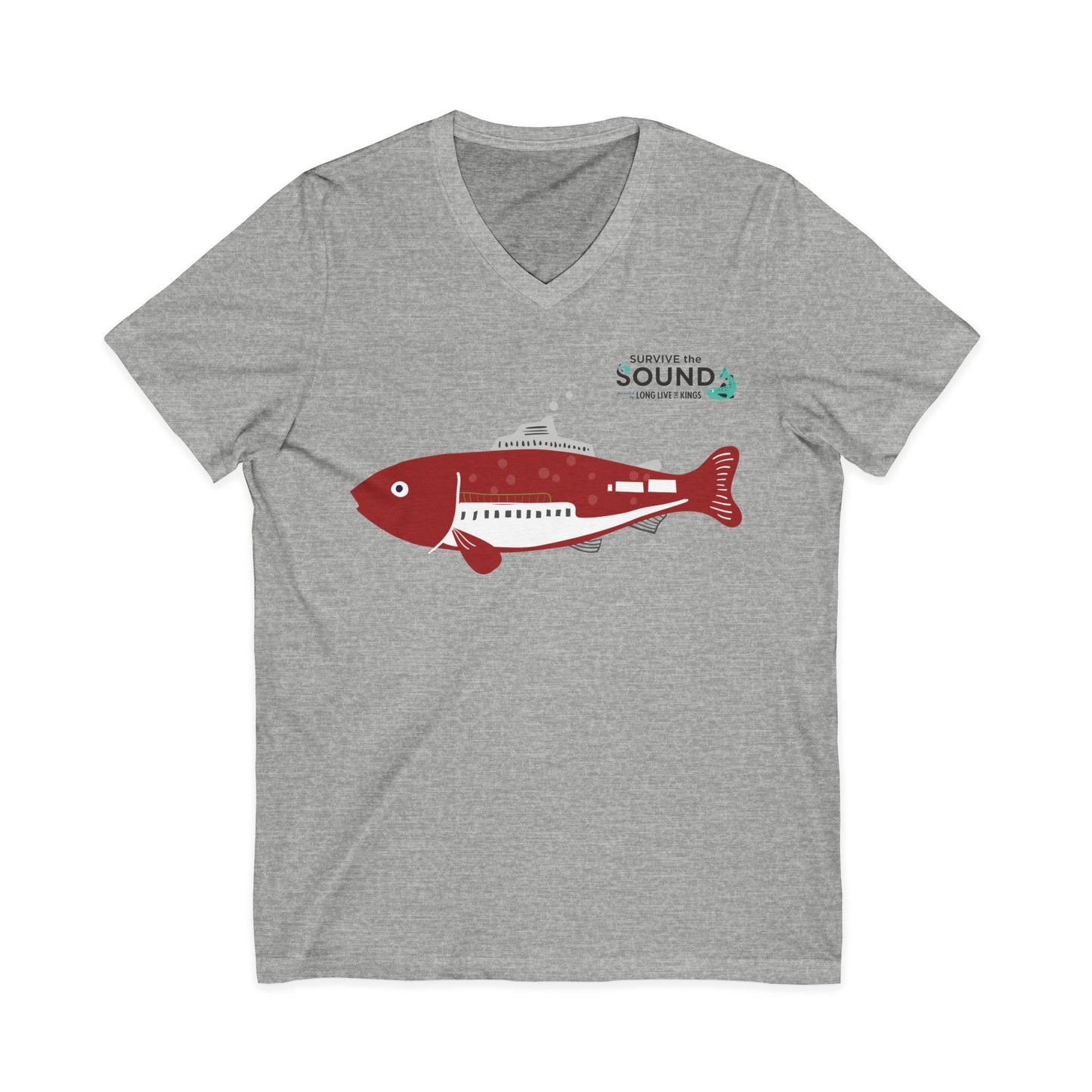 Fishy McFishface Unisex V-Neck Tee