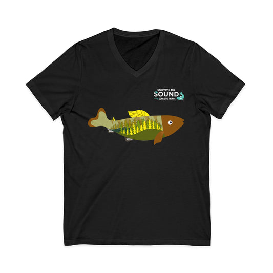 Larchibald Unisex V-Neck Tee
