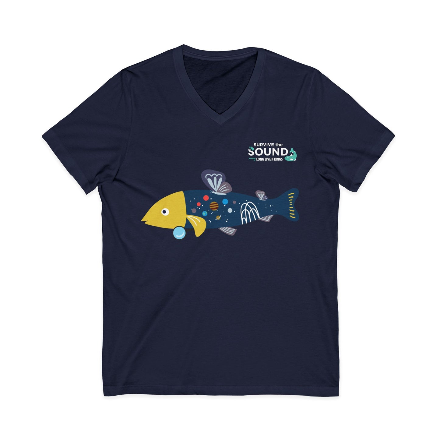 PacSockeye Unisex V-Neck Tee