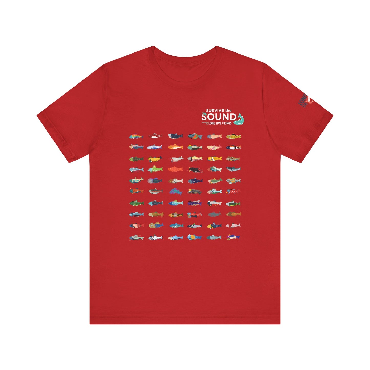 2026 Survive the Sound Fish Grid Unisex Tee