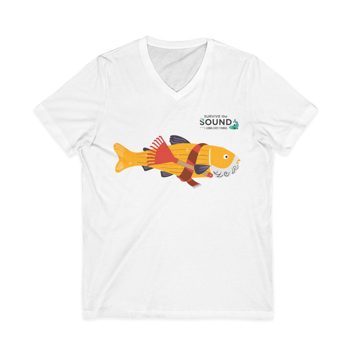 Rake Troll Unisex V-Neck Tee