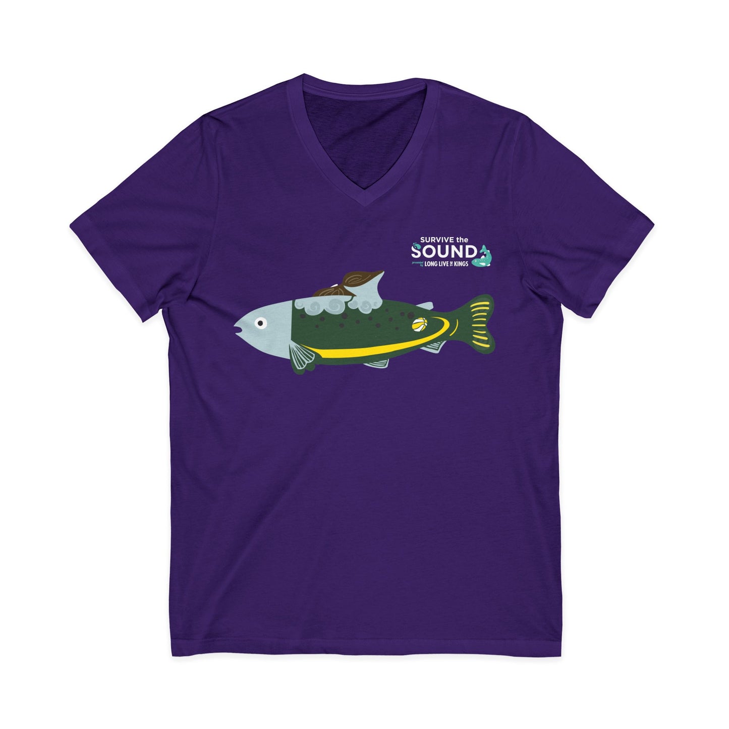 Stormy Unisex V-Neck Tee