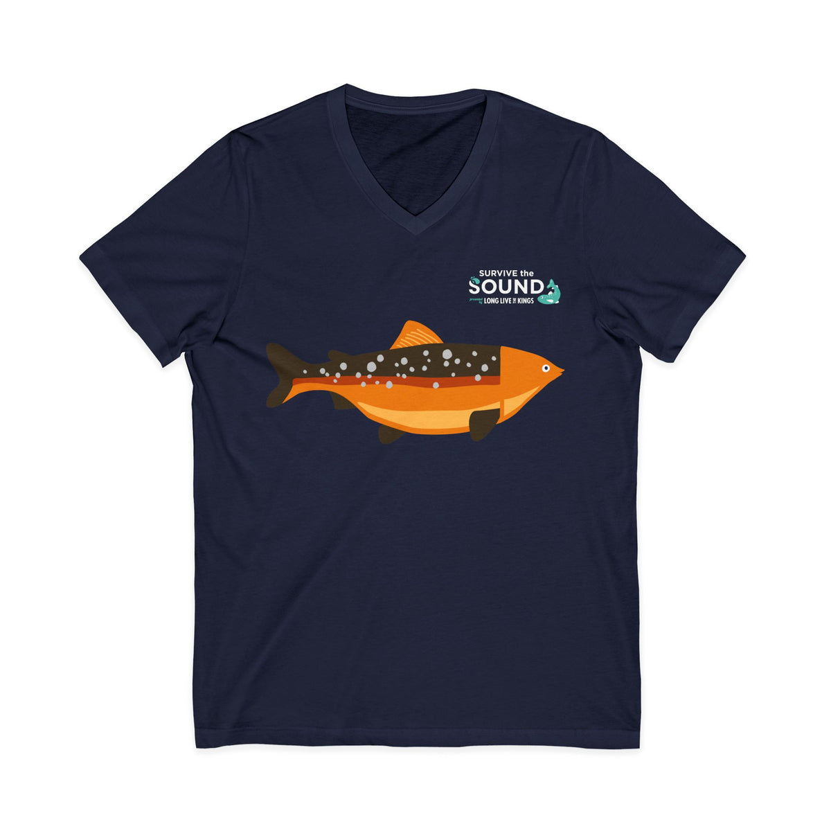 Puget Pumpkin Unisex V-Neck Tee