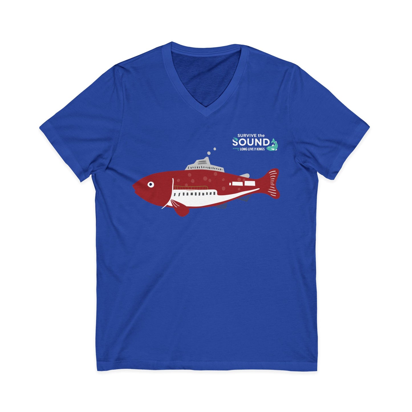 Fishy McFishface Unisex V-Neck Tee