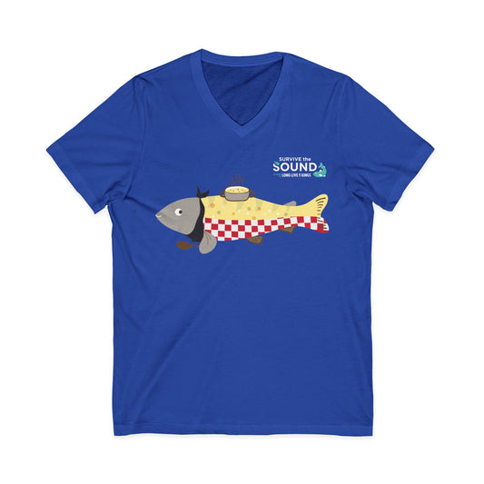 Chowder Unisex V-Neck Tee