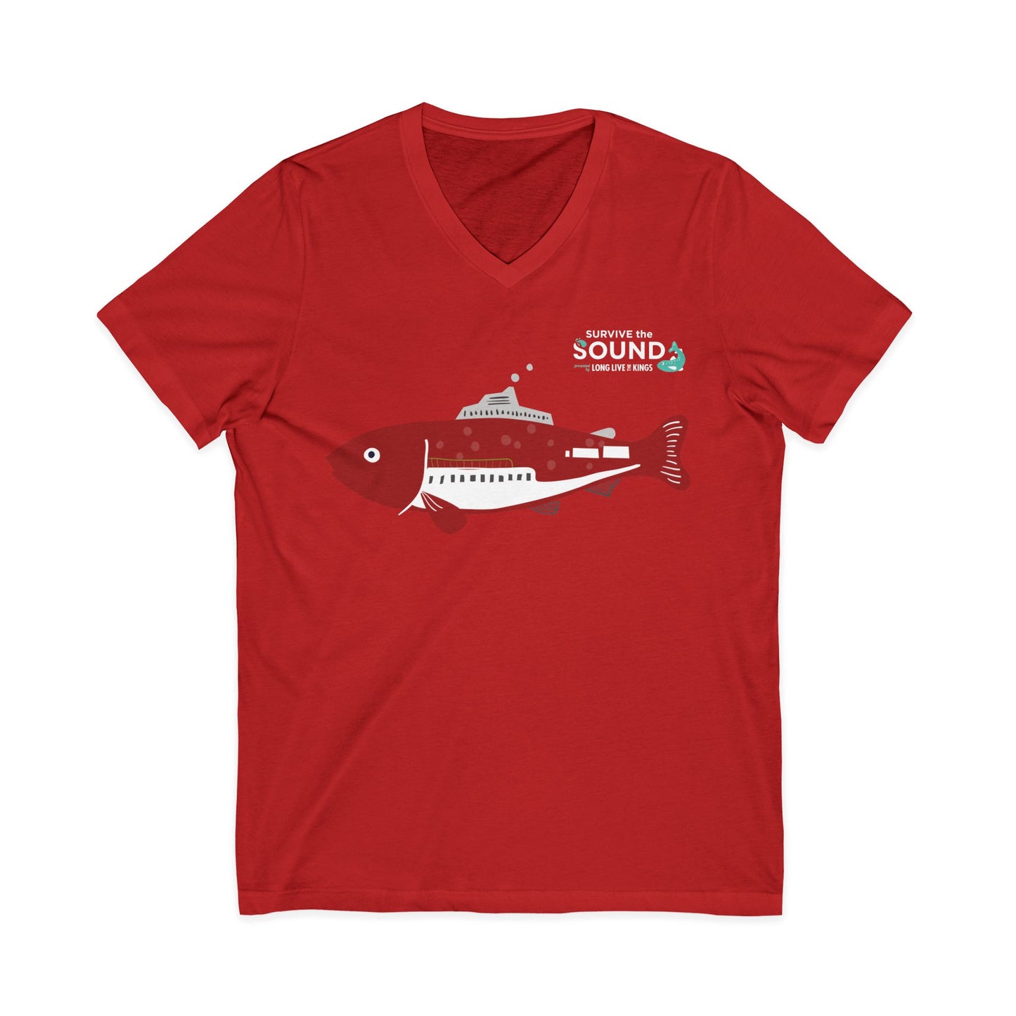 Fishy McFishface Unisex V-Neck Tee
