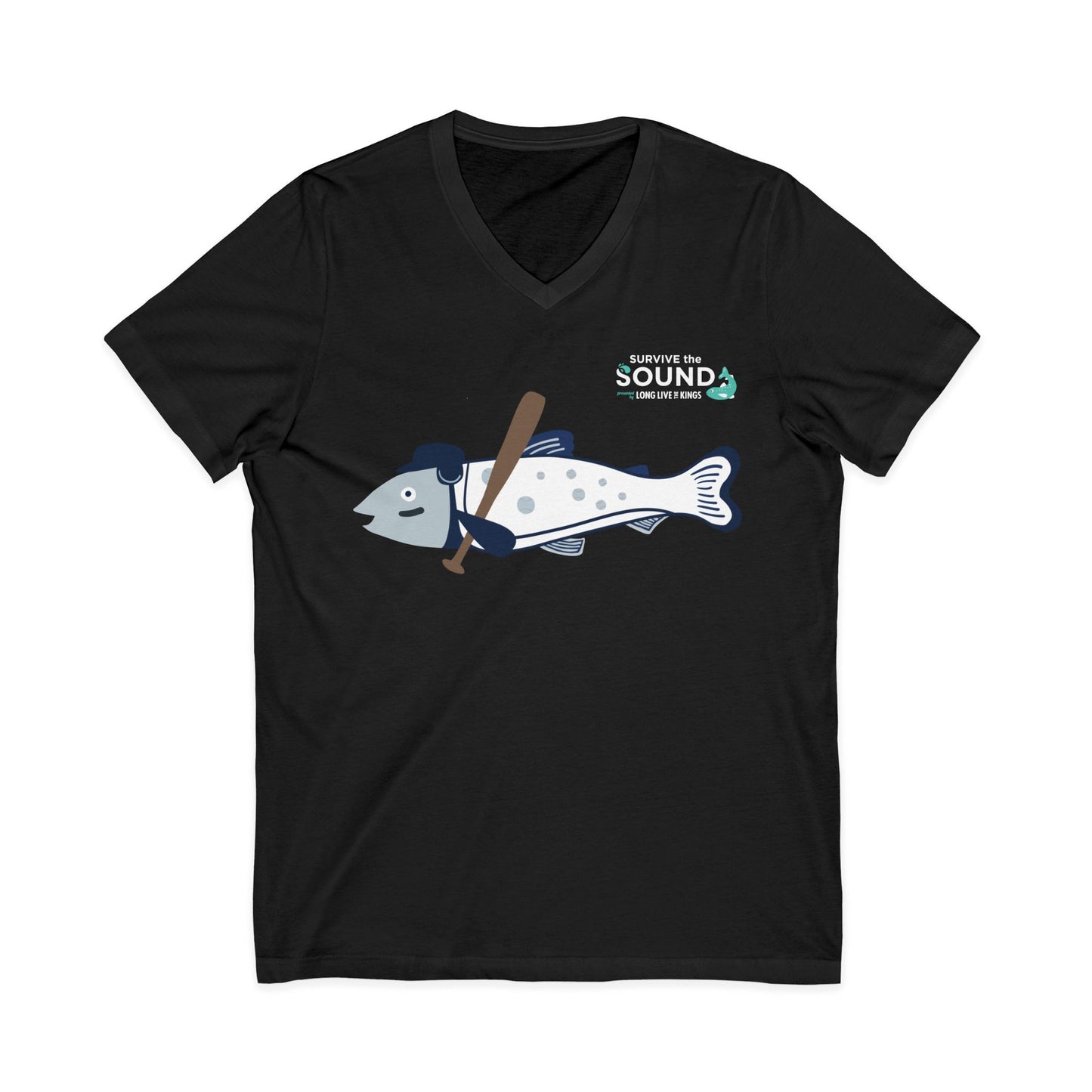 Eddy Gar Unisex V-Neck Tee