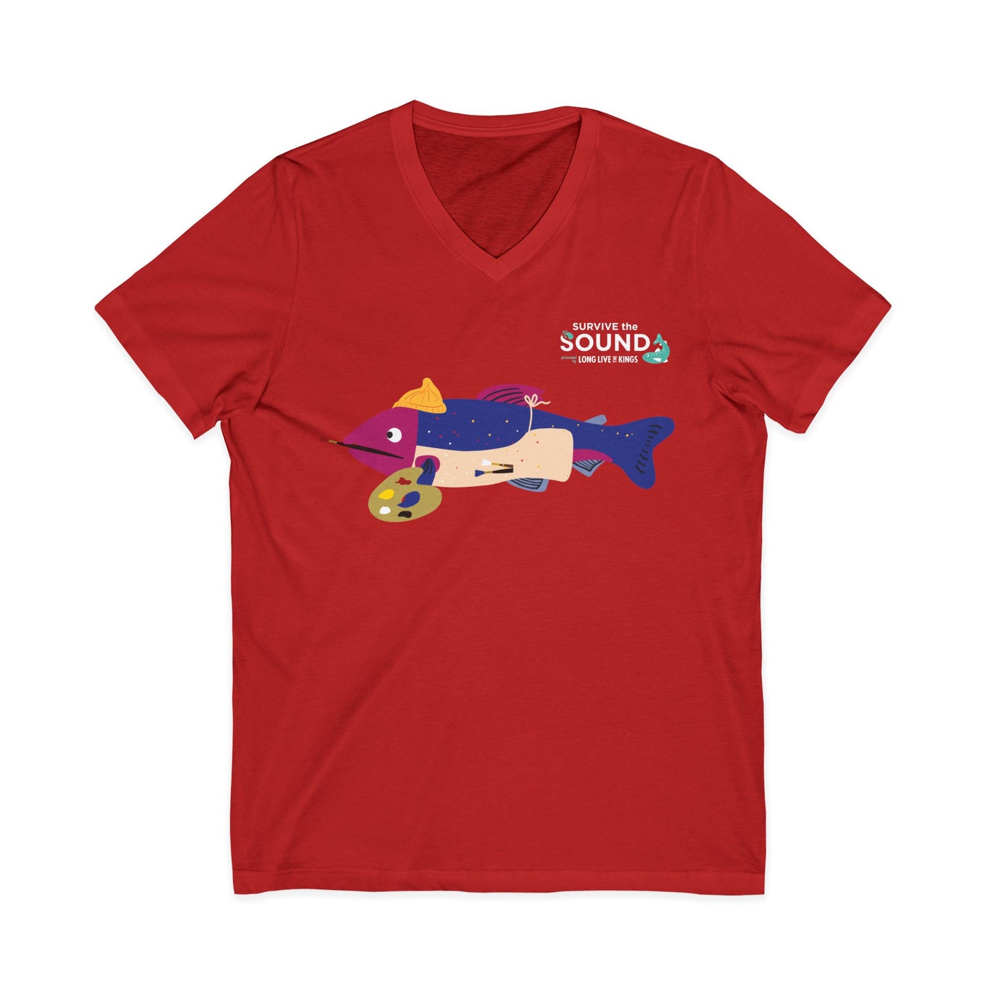 Arthur Unisex V-Neck Tee