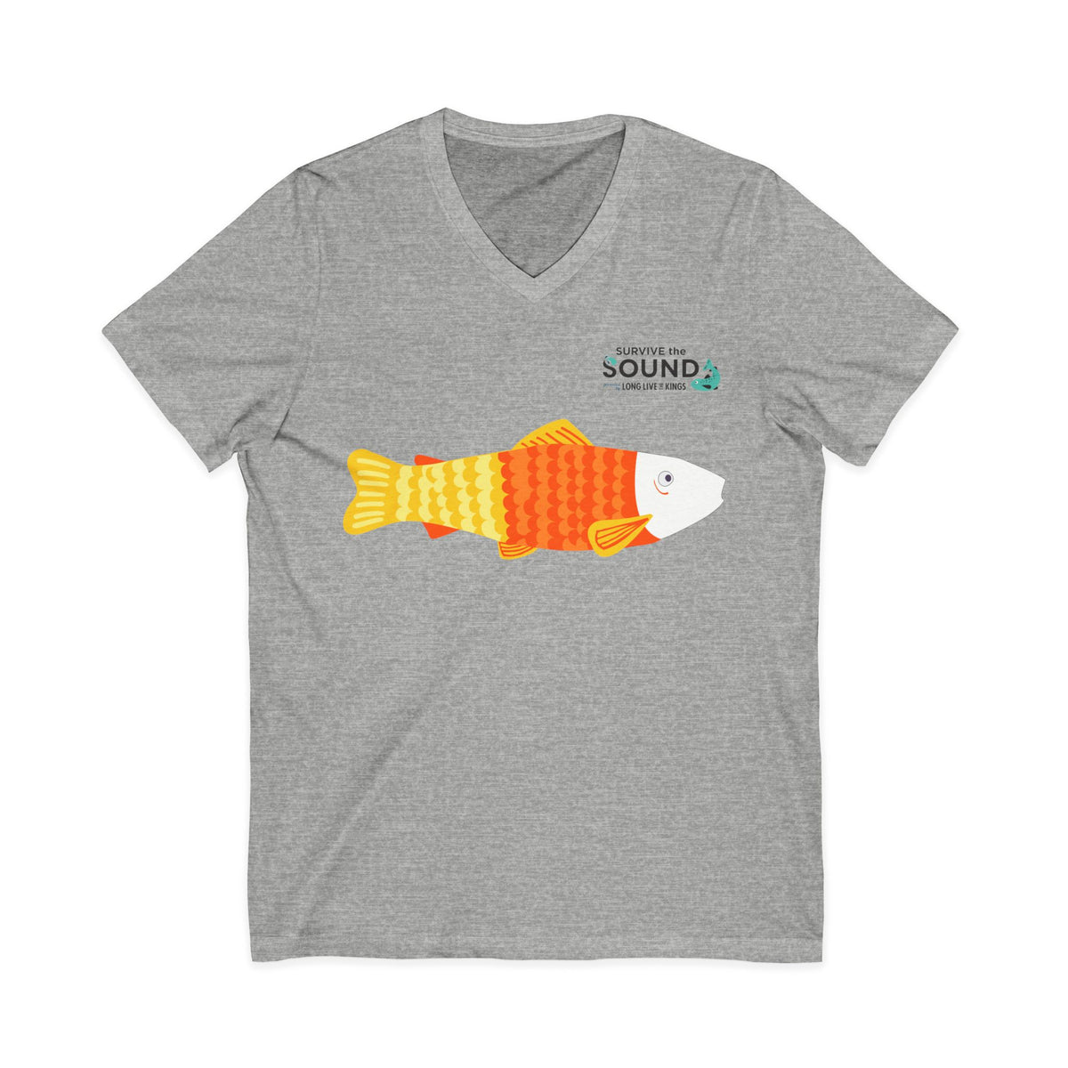 Candy Cod Unisex V-Neck Tee