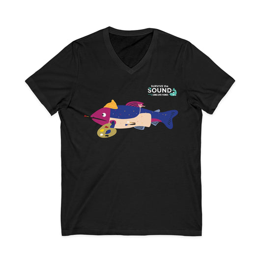 Arthur Unisex V-Neck Tee