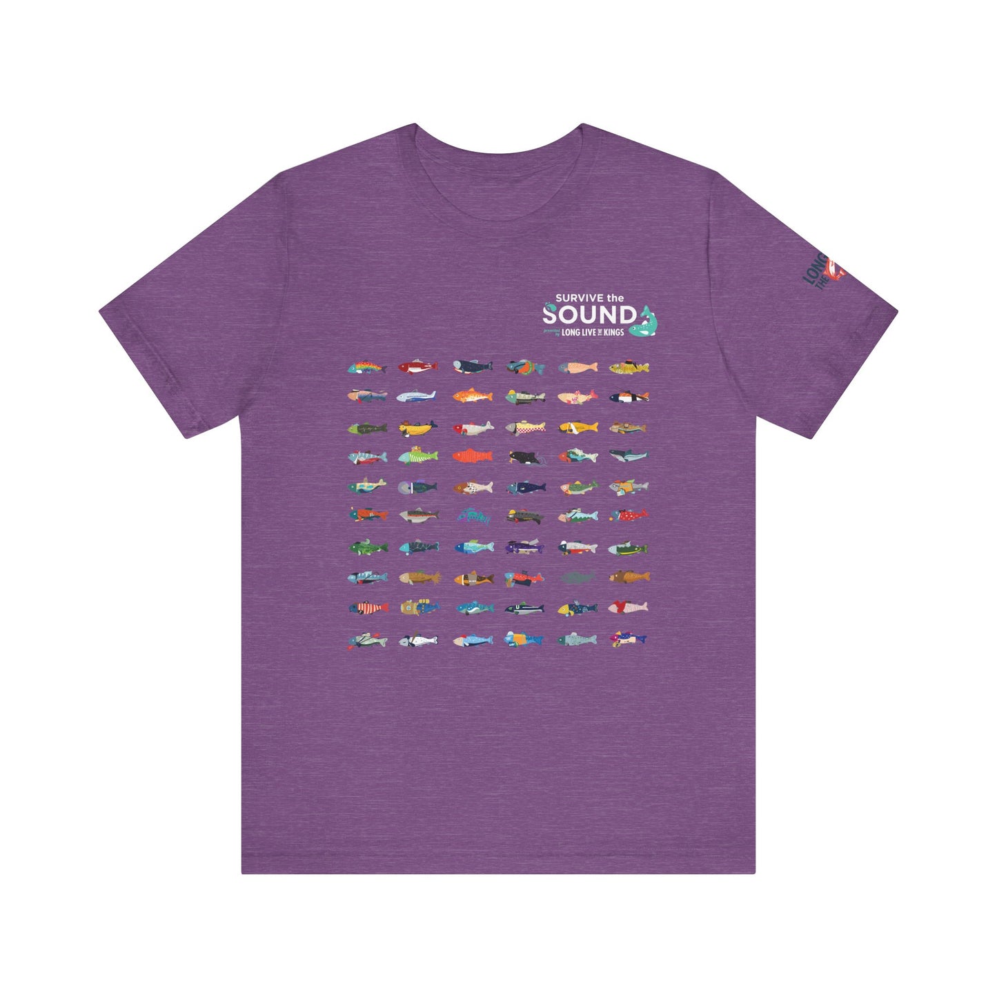 2026 Survive the Sound Fish Grid Unisex Tee