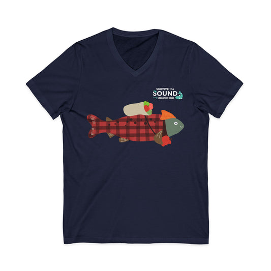 AppleJack Unisex V-Neck Tee