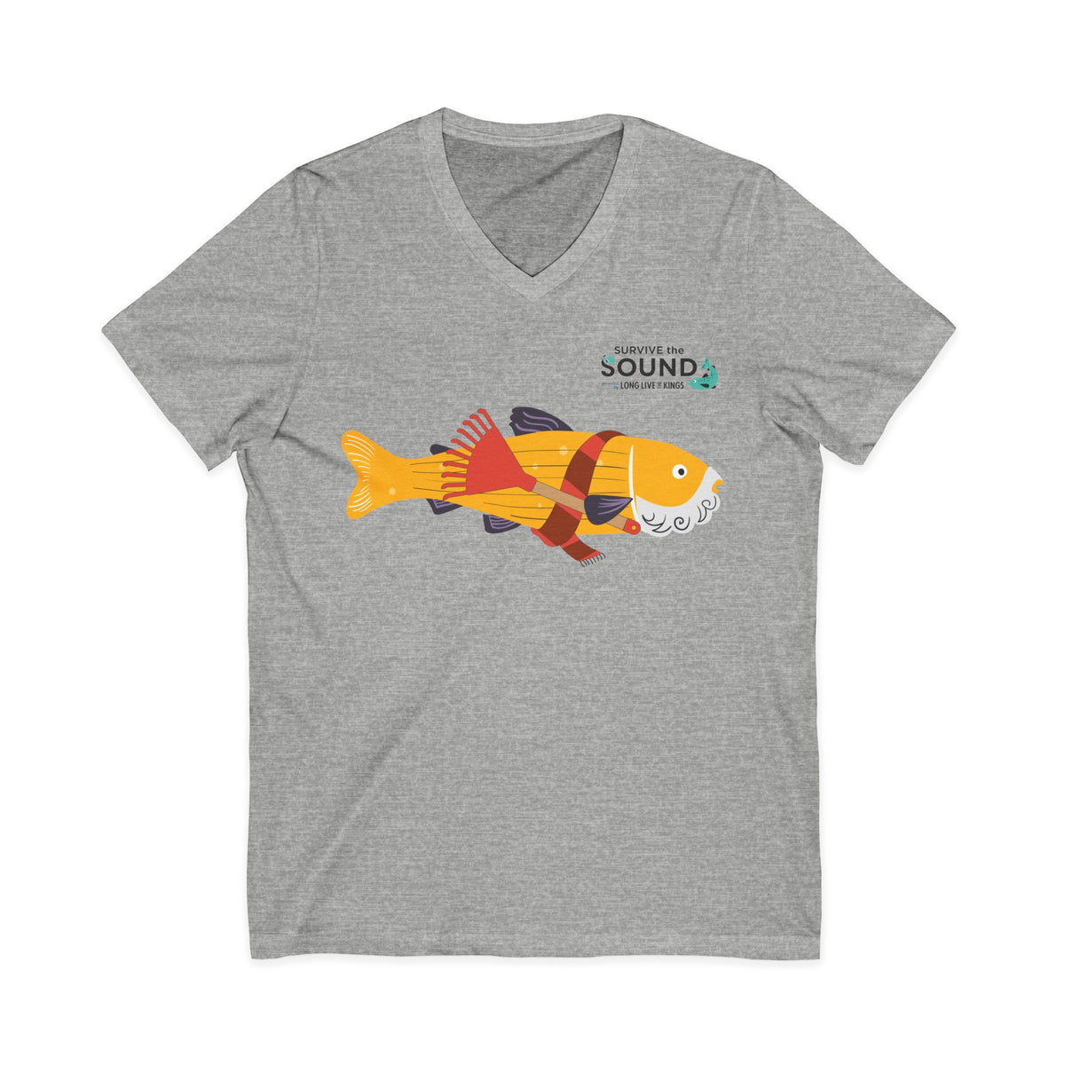Rake Troll Unisex V-Neck Tee