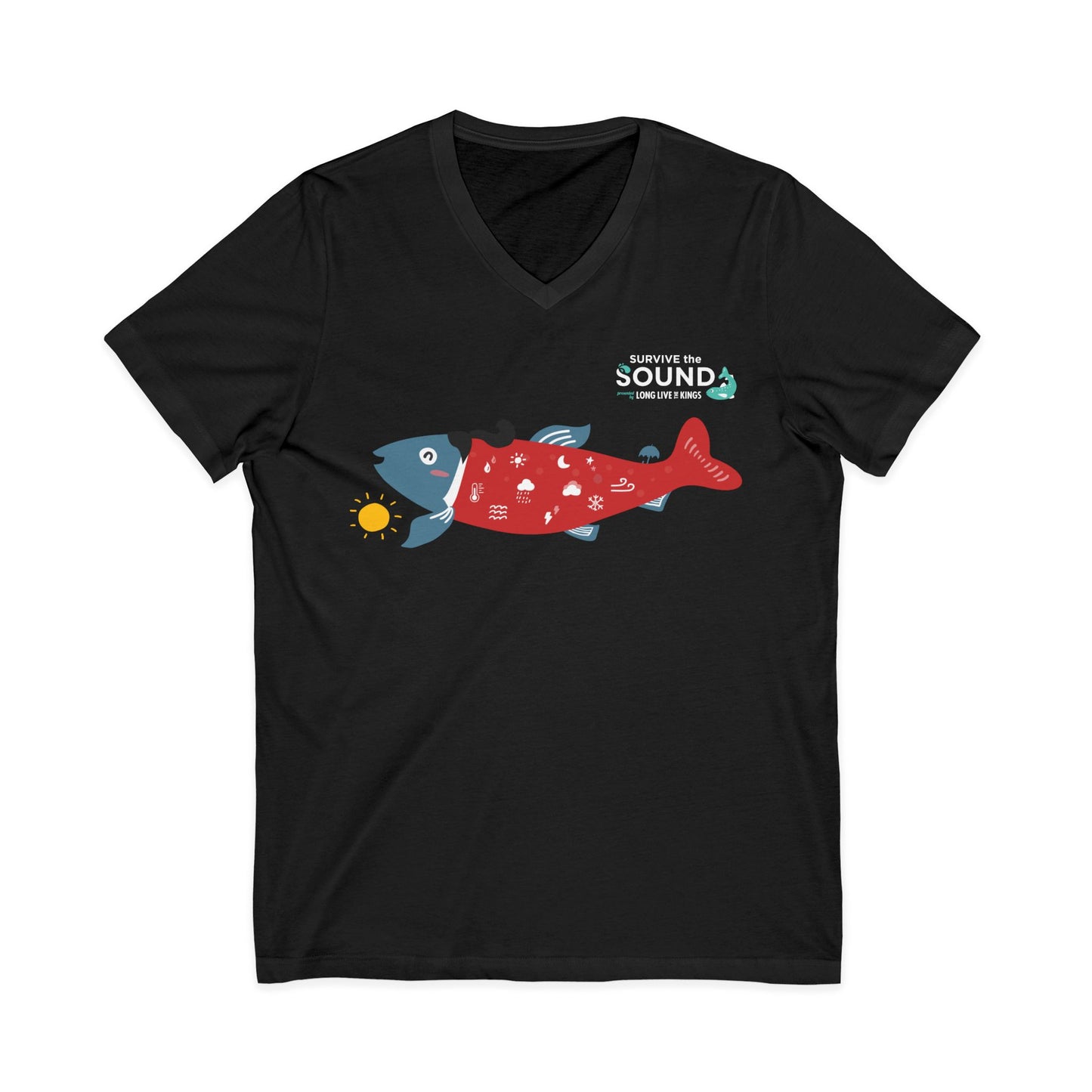 Abby aCoho Unisex V-Neck Tee