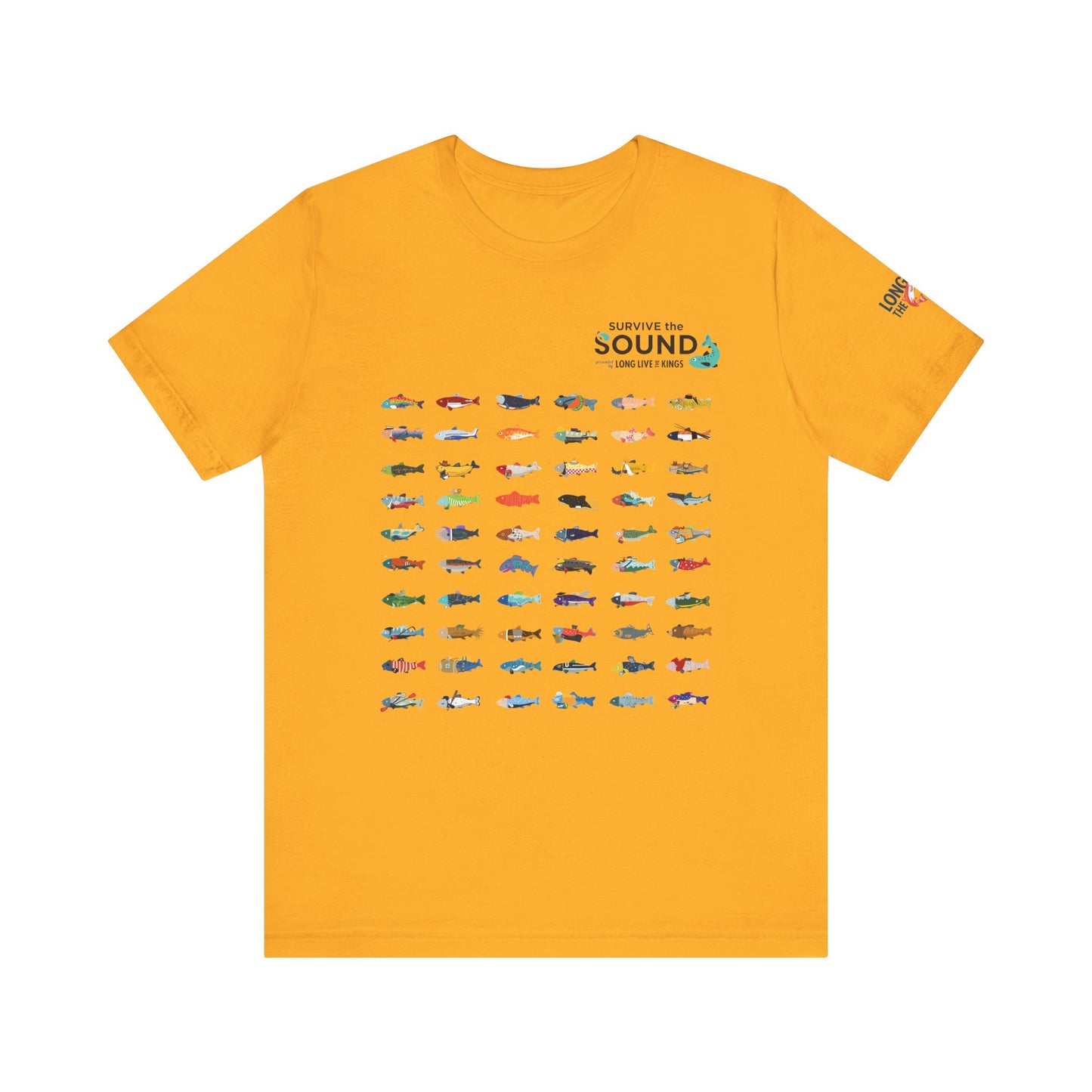 2026 Survive the Sound Fish Grid Unisex Tee