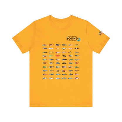 2026 Survive the Sound Fish Grid Unisex Tee